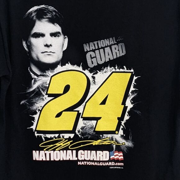Jeff Gordon T-Shirt Size Medium Jeff Gordon National Guard Tee - Picture 2 of 6